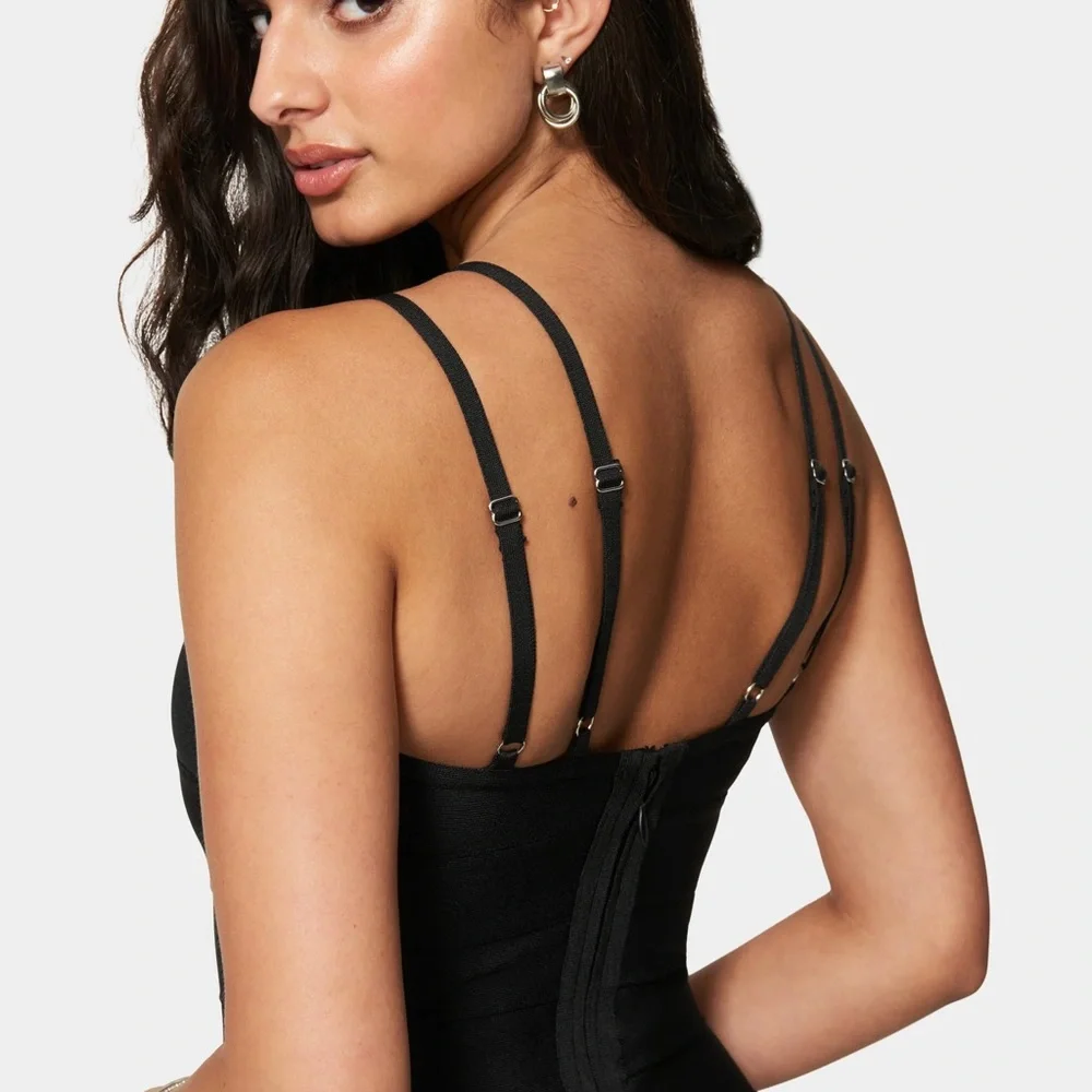 Bebe Double Strap Bandage Dress - Picture 6 of 8